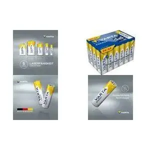 Baterijas Varta ENERGY AA (Mignon) 24 gab. — sālsskābes/alkalīnas vienreizlietojamas šūnas