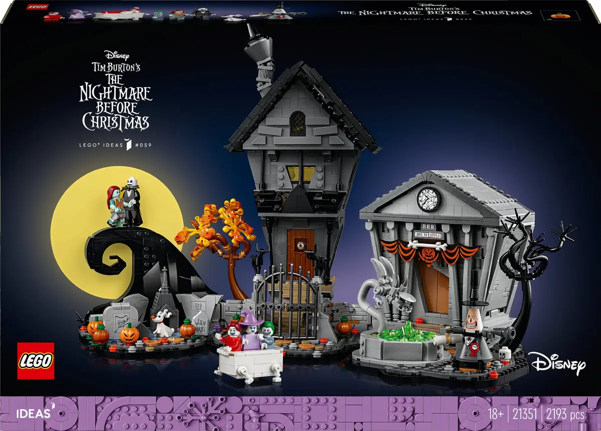 LEGO komplekts Ideas Disney Miasteczko Halloween