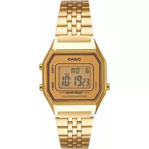 Wrist Watch CASIO A168WG-9W Gold Stainless Steel Digital, digital time, alarm, stopwatch