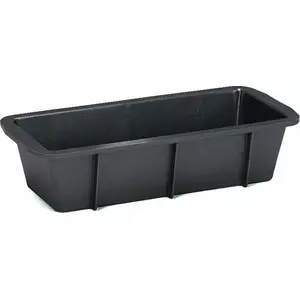 Baking tin Patisse 24 cm, non-stick silicone-coated, black — round cake and tart pan