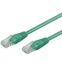 Сетевой патч-корд Goobay CAT 6 UTP, RJ-45 на RJ-45, 0.5 м, зеленый