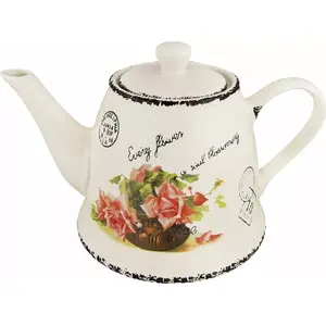 Pitcher Maestro 0.8 L white, ceramic jug for beverages MR-20050-08
