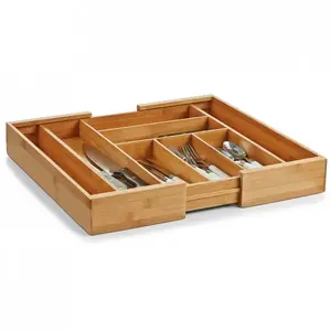 Organizer tray ZELLER 25277 for kitchenware, tray insert for cabinet drawer, 350×430×65 mm