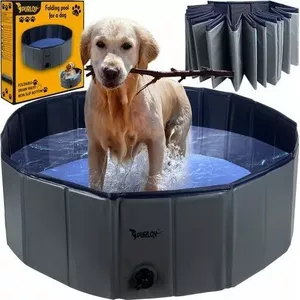 Foldable Dog Pool/Pen Purlov 100×30 cm, model 20929, portable pet pool