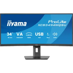 Monitor iiyama ProLite XCB3494WQSU-B1 34" UltraWide Quad HD LED 3440 x 1440