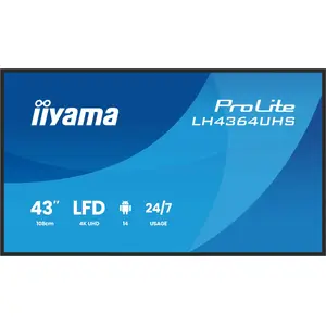Цифровой рекламный экран iiyama LH4364UHS-B1AG 43" LED 4K Ultra HD