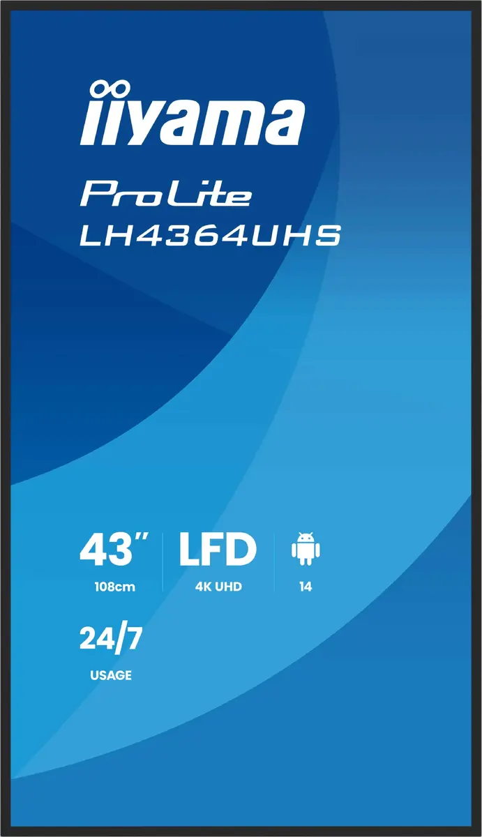 Цифровой рекламный экран iiyama LH4364UHS-B1AG Photo 2