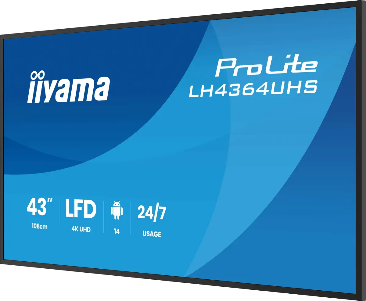 Цифровой рекламный экран iiyama LH4364UHS-B1AG Photo 6