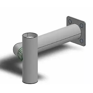 Kiosk peripheral arm Ergonomic Solutions SPK503 — adjustable height and tilt, mounting for peripherals