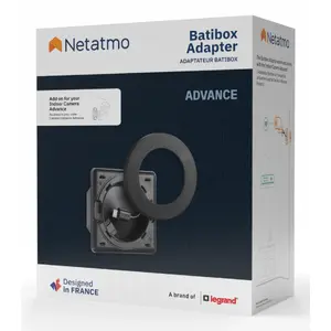 Adapter ring Netatmo NPC-BAT-B Indoor Black
