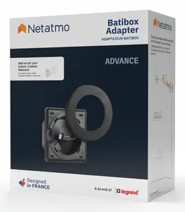 Adapter ring Netatmo NPC-BAT-B Indoor Black