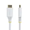 StarTech HDMI2-CABLE-4K60-6FW HDMI Cable 1.8 m White Photo 3