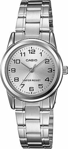Rokaspulkstenis CASIO LTP-V001D-7BUDF nerūsējošā tērauda sudraba