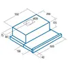 Semi built-in extractor CATA TF 5260 WH Photo 2