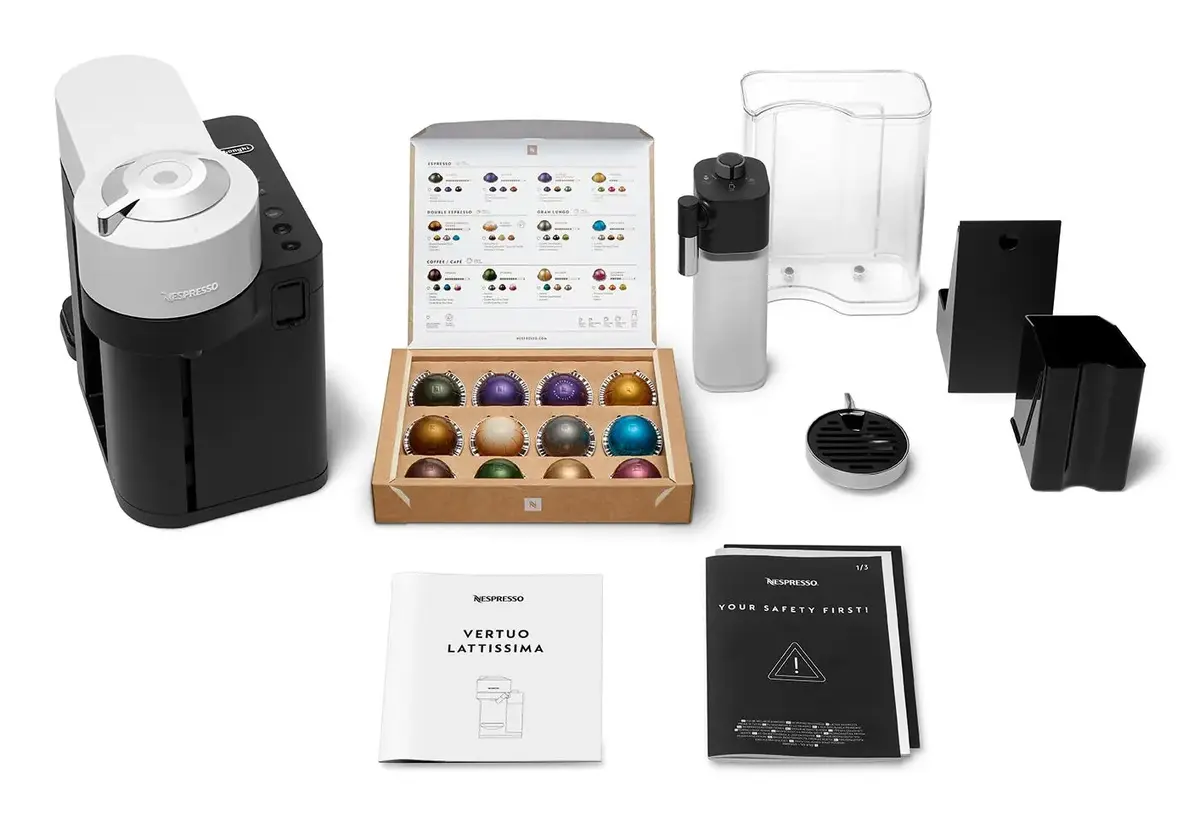 Капсульная кофемашина Nespresso De’Longhi Lattissima One ENV300.W Photo 3