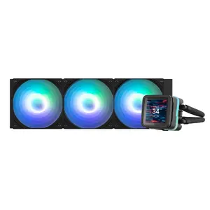 Visāvienotā šķidruma dzesēšanas sistēma ZALMAN ALPHA2 DS A36 — 120 mm ventilators, keramikas gultnis, melna