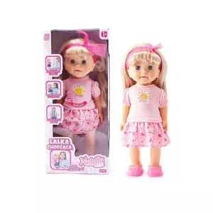 Lelle Artyk Natalia 40 cm — staigājoša lelle, mīksta ķermeņa, lokanās locītavas