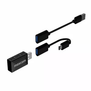 Wireless radio car adapter MAXCOM MC02 Wave with Bluetooth connectivity for in-car audio streaming
