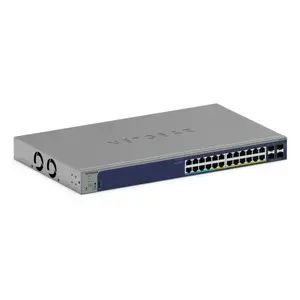 Managed Gigabit PoE Switch Netgear GS728TXUP — 24 × 10/100/1000 RJ-45, 128 Gbps, 1U, rack-mount