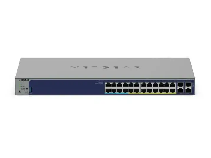 Netgear GS728TXUP pārvaldāms Gigabit PoE slēdzis Photo 2