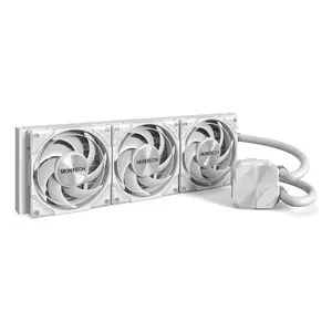 All-in-one liquid cooler Montech HyperFlow Silent 360, 120 mm fans, White, supports LGA1700/1200/115x/2011/2066 and AM3/AM4/AM5