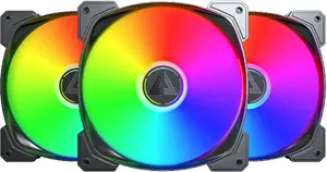Вентилятор корпуса Montech HP140 ARGB PWM 140 мм (набор из 3 шт.) — 140 мм ARGB PWM, комплект из 3