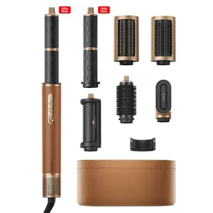Набор для укладки волос Dreame AirStyle Pro 1300 Вт Черный, Золотое русло с 3 уровнями нагрева, регулируемым термостатом и шнуром 2.8 м
