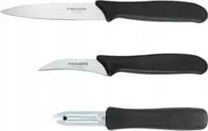 Набор ножей Fiskars, 3 предмета — кухонные ножи, комплект из 3 штук