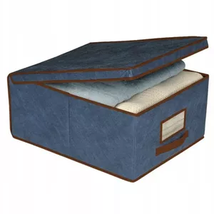 Storage box ORDINETT 50 x 40 x 25 cm Blue