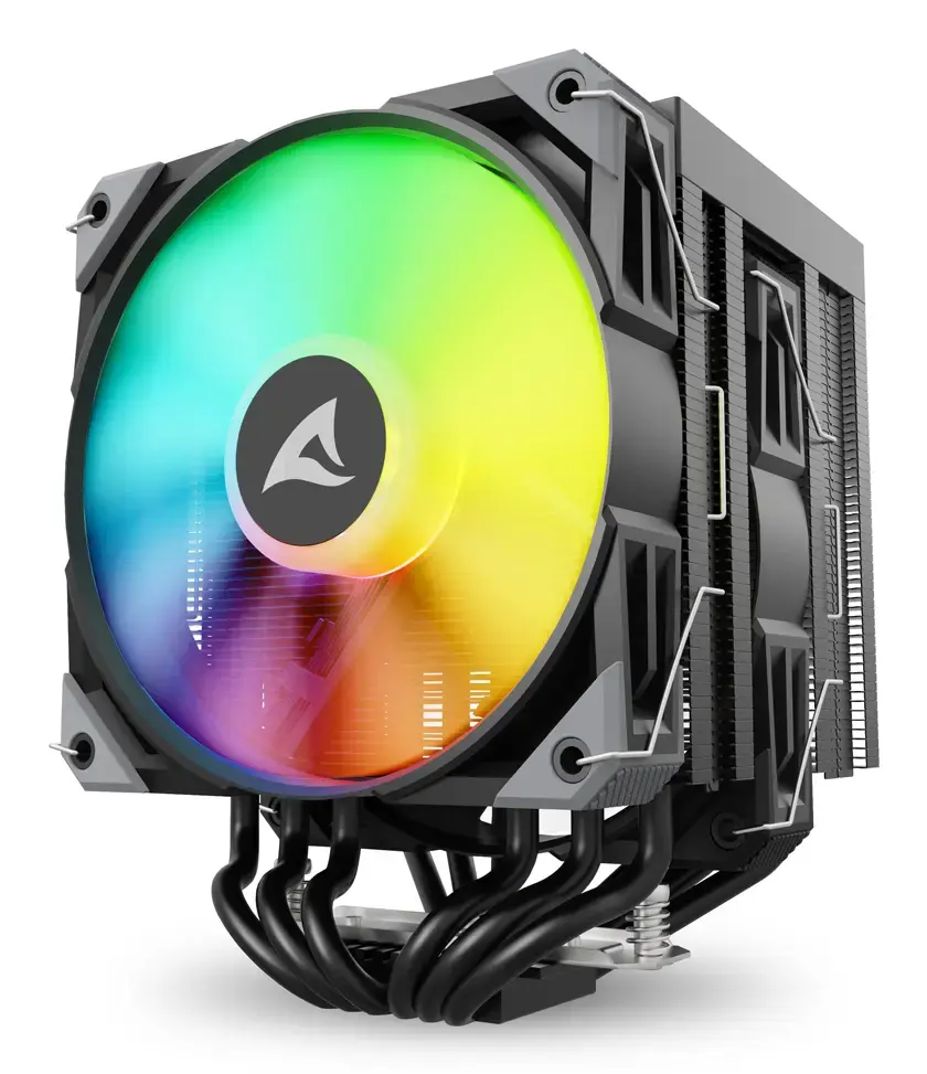 Gaisa dzesētājs Sharkoon A60 RGB Photo 3