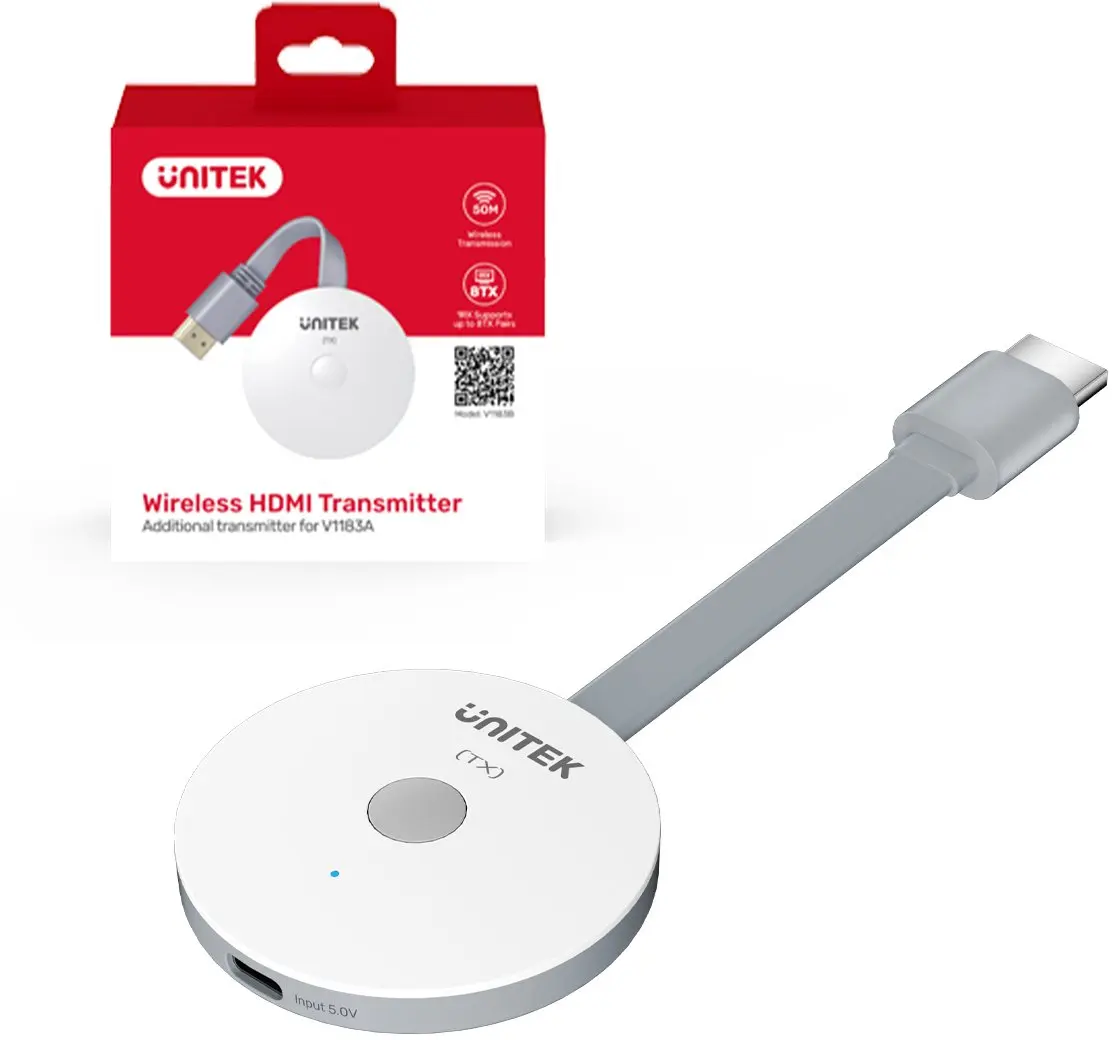 Wireless Video Transmitter Unitek V1183B01 4K HDMI Photo 2
