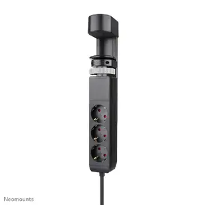 Настольная розетка Neomounts DS22-840BL6 USB-C USB-A Быстрая зарядка 3 AC выхода