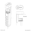 Galda kontaktligzda Neomounts DS22-840BL6 Photo 16