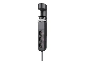 Galda kontaktligzda Neomounts DS22-840BL6 USB-C USB-A Ātrā uzlāde 3 AC izejas