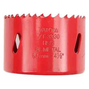 Caurumu zāģis Yato YT-3324 5.1 cm alumīnija čuguna plastmasas nerūsējošā tērauda koka
