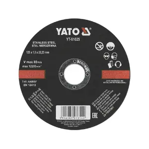 Angle Grinder Accessory Yato YT-61025 Diameter 12.5 cm Stainless Steel