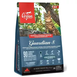 Сухой корм для кошек Orijen Guardian 8 — 340 г, высокобелковый 40%, без зерна, с курицей