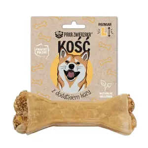 Лакомство для собак PAKA ZWIERZAKA Bone with Goat L 13.5 см 70 г — гипоаллергенное, без злаков, без глютена