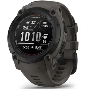Смарт‑часы GARMIN Instinct E Black — корпус 40 мм (GFRP), силиконовый ремешок, 14 дней автономной работы, 10 ATM, GPS/GLONASS/Galileo