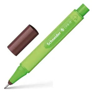 Файналайнеры Schneider Electric Link-It — коричневые чернила, пластиковый корпус, 10 шт.