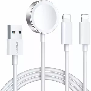 Charging cable Joyroom S-IW007 3-in-1 USB-A to magnetic charger, USB-A, Lightning 1.2 m white