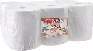 Kitchen paper towels Office Products Kolos 2-ply, 500 sheets per roll, pack of 6