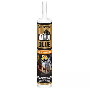 Līme-hermetizators tūbā DEN_BRAVEN MAMUT 25 ml balts (MAMUT 160032)