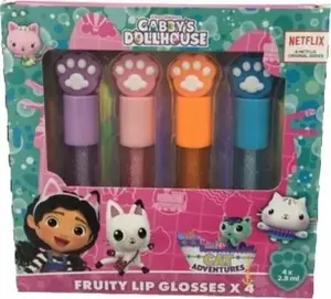 Набор блесков для губ No name GABBYS DOLLHOUSE_SET 4 × 2,8 мл