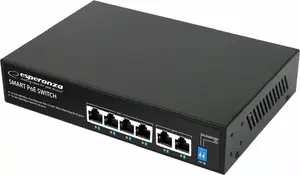 Esperanza Goliath ENS107 6-Port Gigabit PoE Network Switch 65W