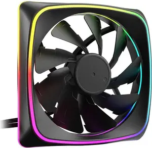Case fan Sharkoon SHARK Lights RGB PWM 120mm — 120 mm RGB PWM cooling fan, black