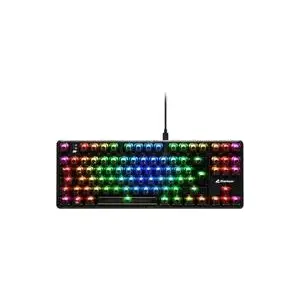 Механическая игровая клавиатура Sharkoon Crystal Shark Black DE с RGB-подсветкой