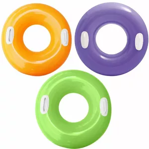 Надувной плавательный круг Intex Hi-Gloss Tubes 76 см (модель 59258) для бассейна и пляжа