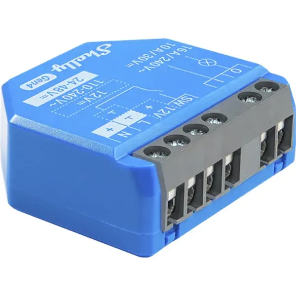 Shelly 1 Gen4 smart switch — wireless 240 V Photo 3