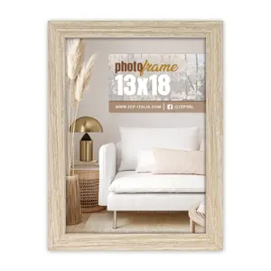 Single picture frame ZEP HK457N Natural Wood 150x200 mm